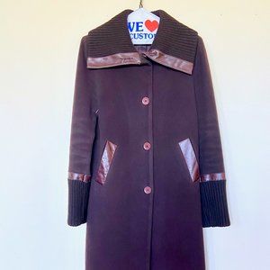 Mackage Brown Wool Winter Coat